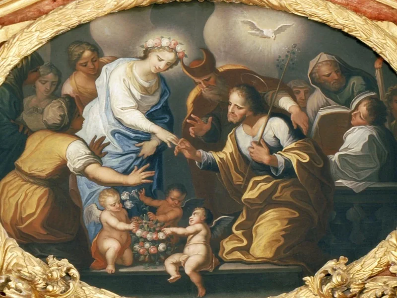 1685-Johann Heel - Il fidanzamento di Maria con Giuseppe